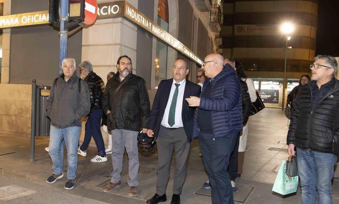 Reunión exprés de Carlos Baño con Facpyme en la Cámara de Alicante