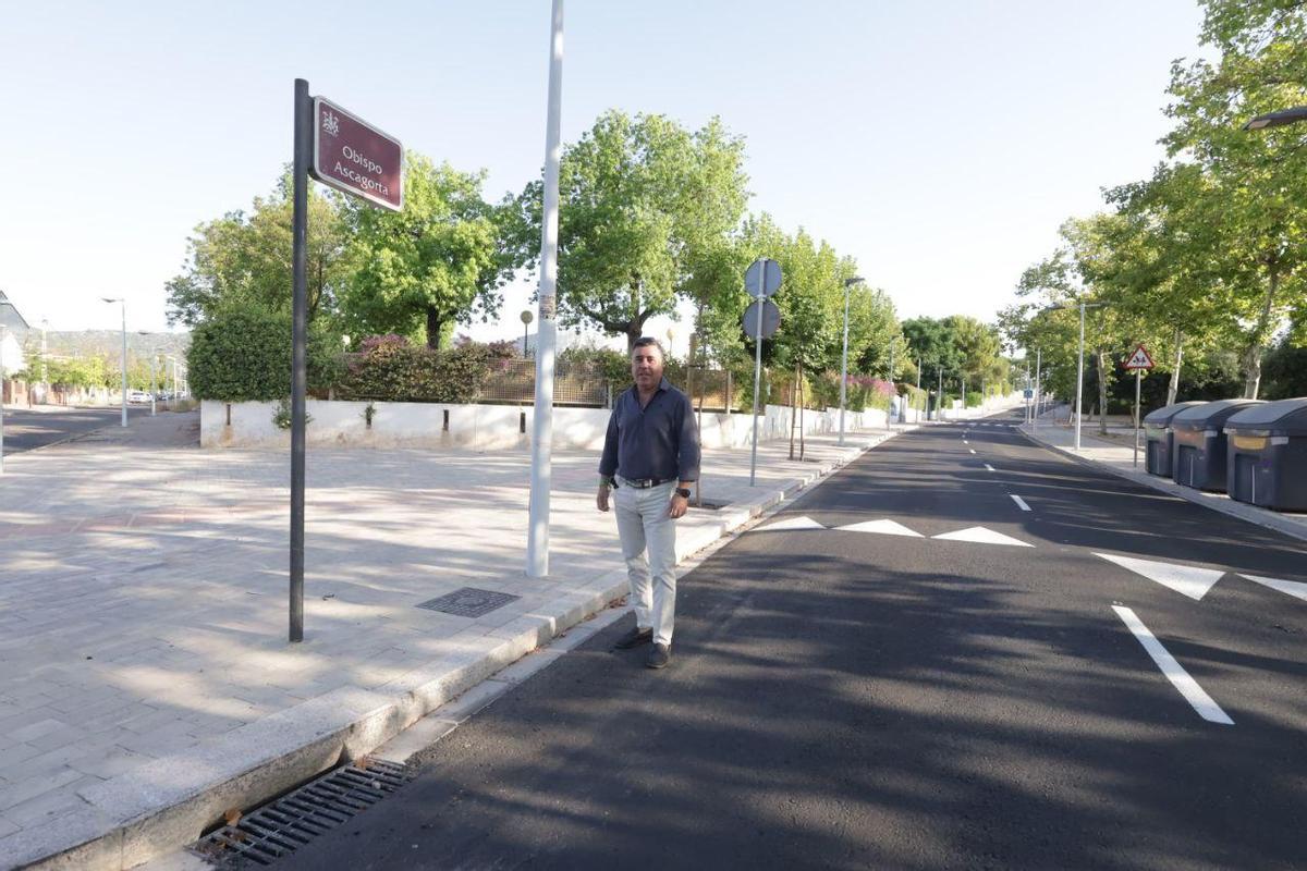 Madruga, en la calle ya reformada.