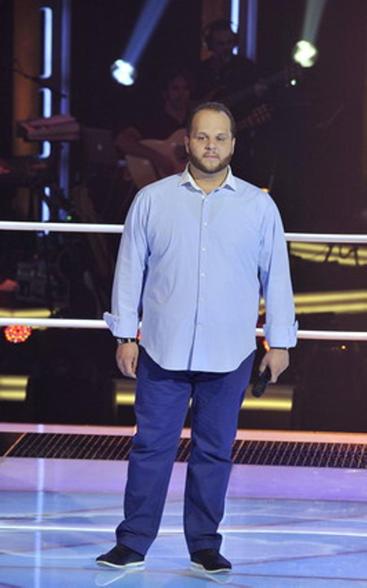 David Barrull, triomfador de ’La Voz’ de Telecinco. David Barrull, triomfador de ’La Voz’ de Telecinco.