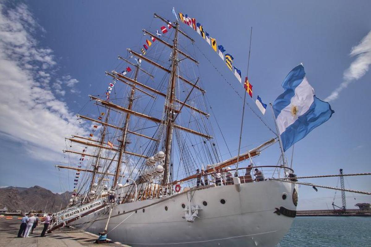 La Fragata 'ARA Libertad', en Tenerife La Fragata 'ARA Libertad', en Tenerife