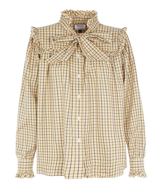 Camisa Barbour lucida por Kate Middleton en Irlanda