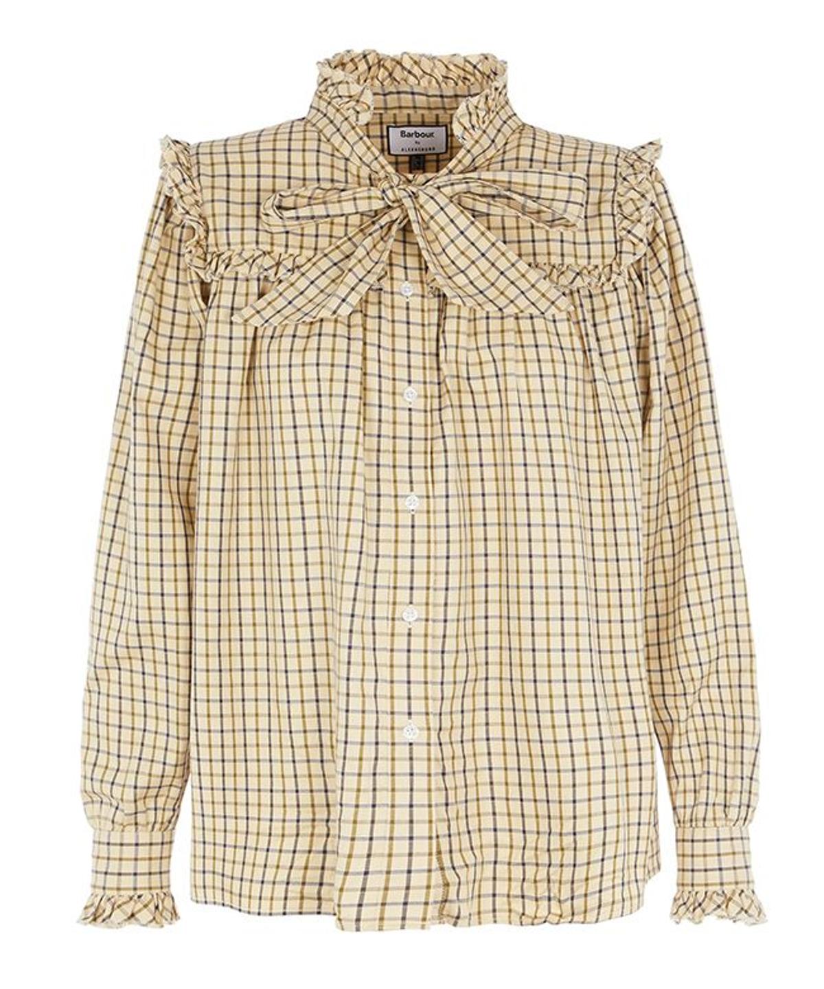 Camisa Barbour lucida por Kate Middleton en Irlanda