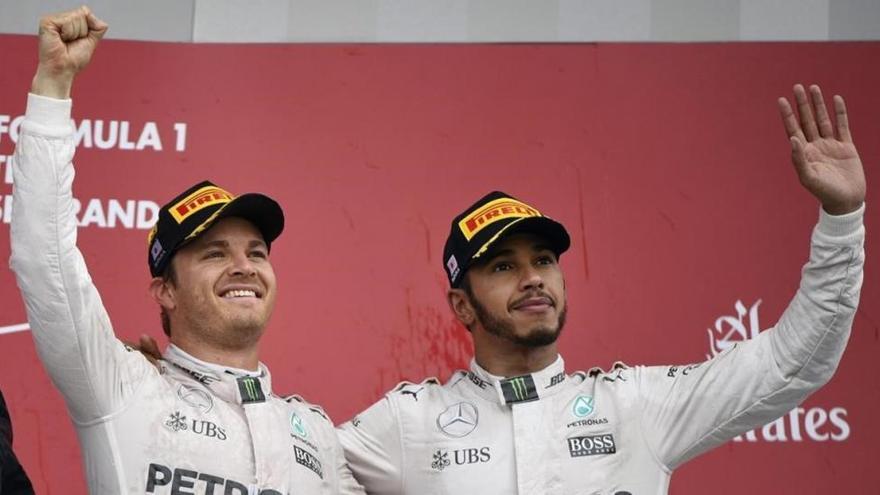 Mercedes disfruta de su tercer título mundial de F-1