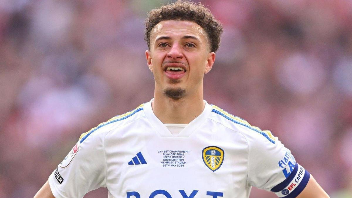 Las lágrimas de Ampadu tras la derrota del Leeds United