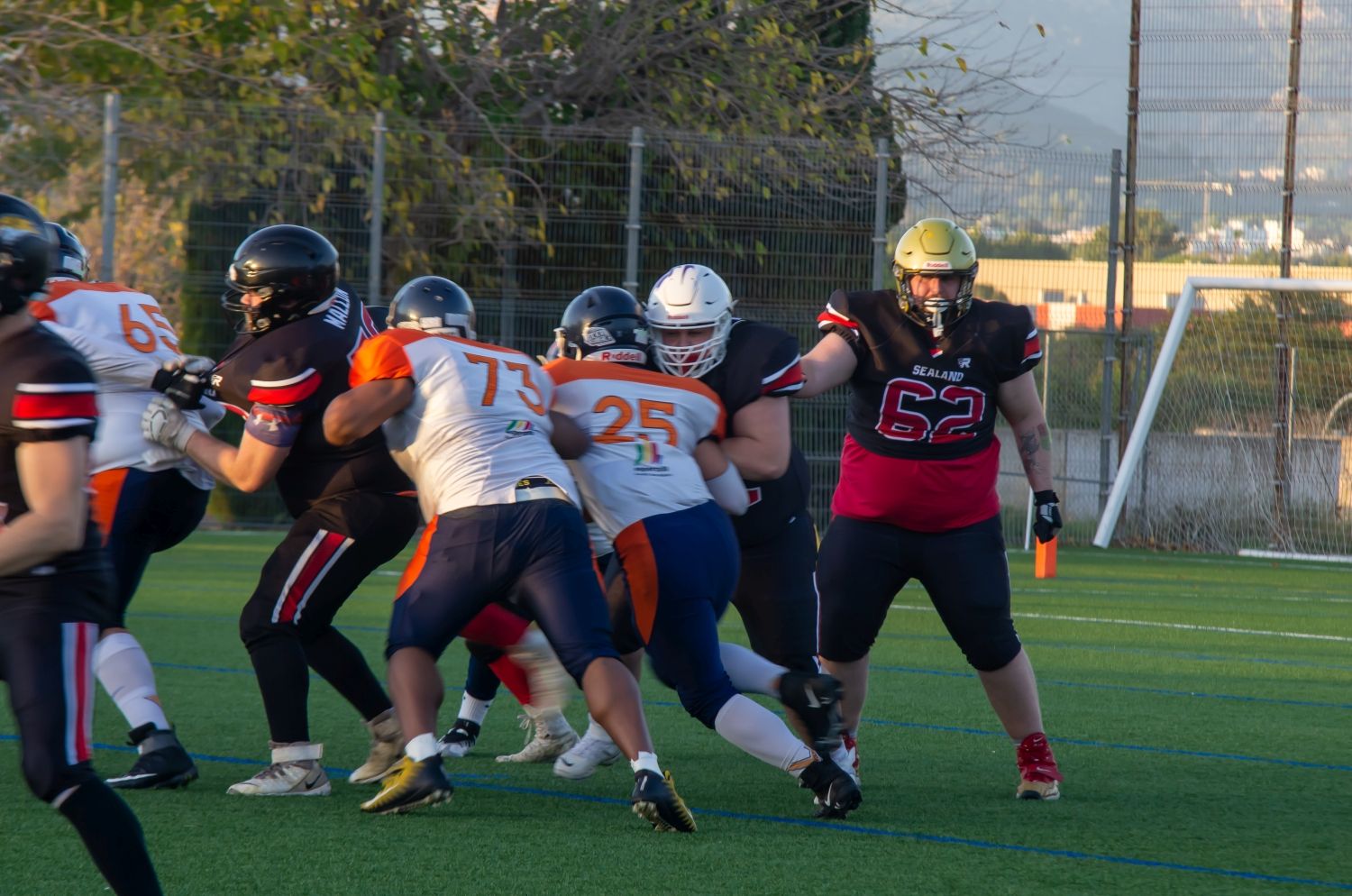 Derrota del Mallorca Voltors de fútbol americano ante los Sealand Seahawks