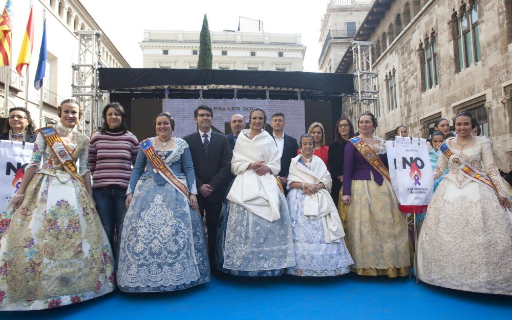 Las fallas en la Diputación contra la violencia machista