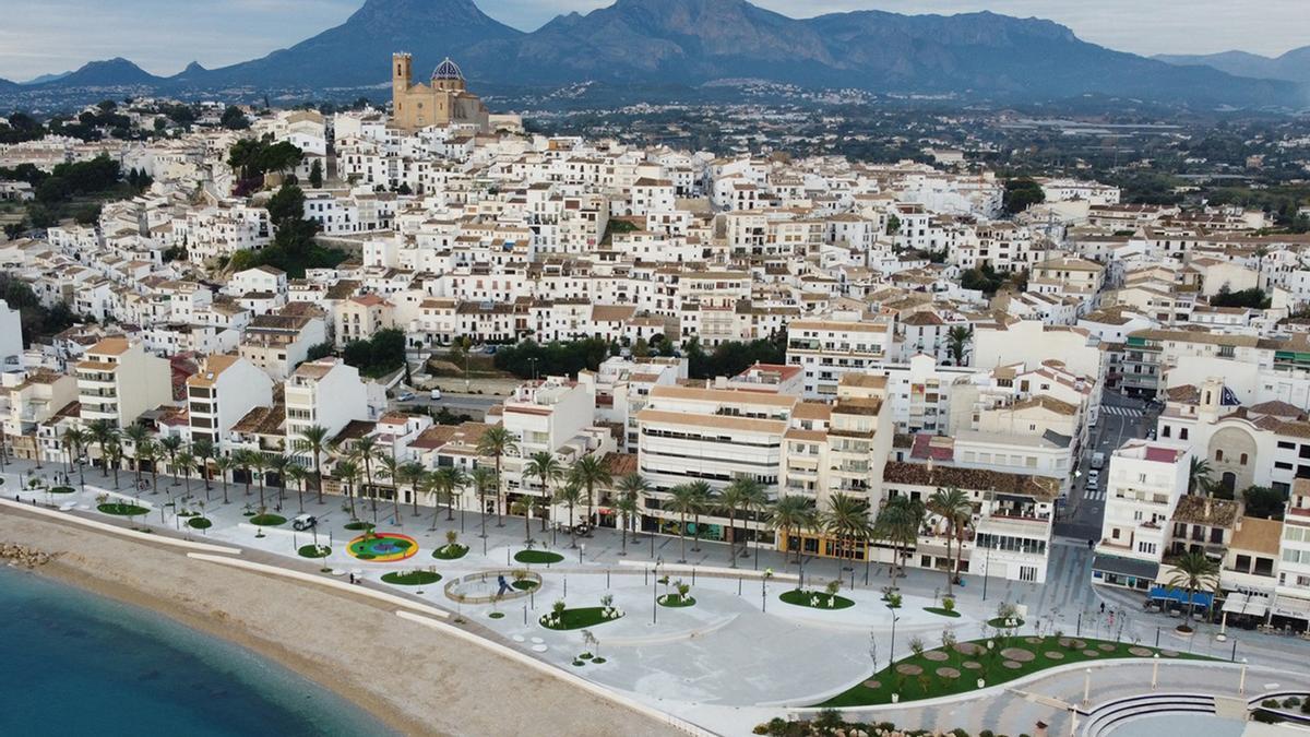 Vista aérea de Altea.