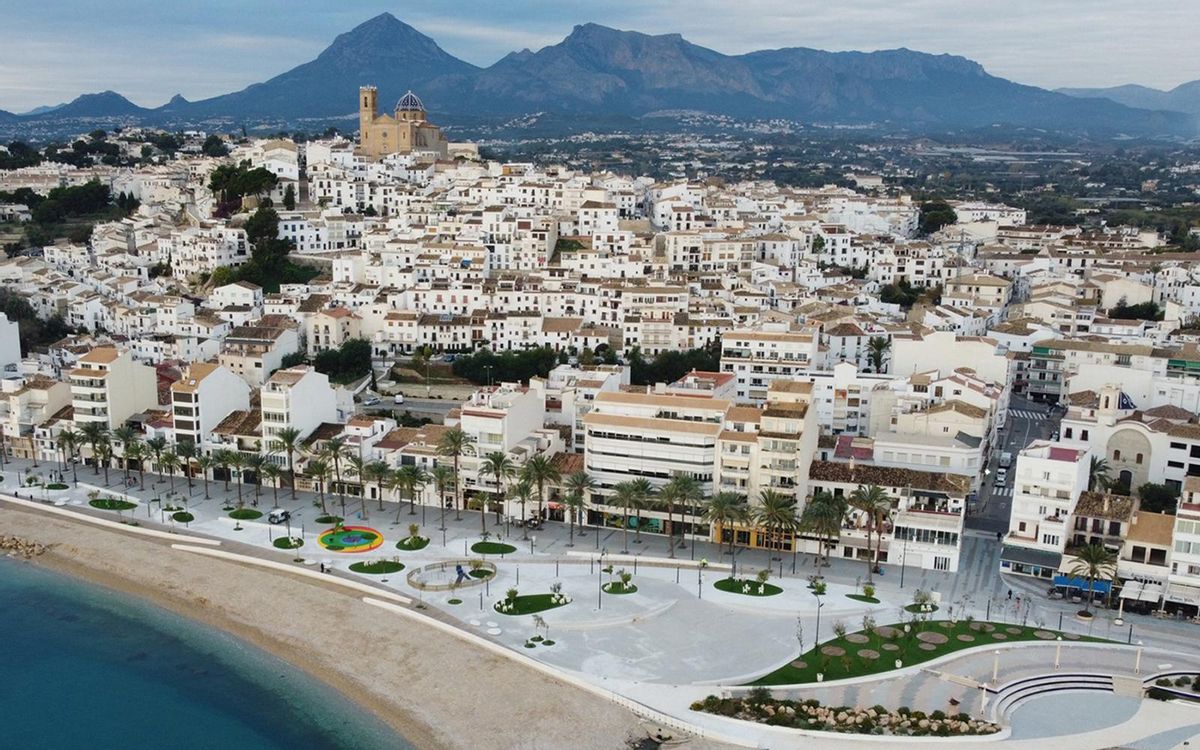 Vista aérea de Altea.