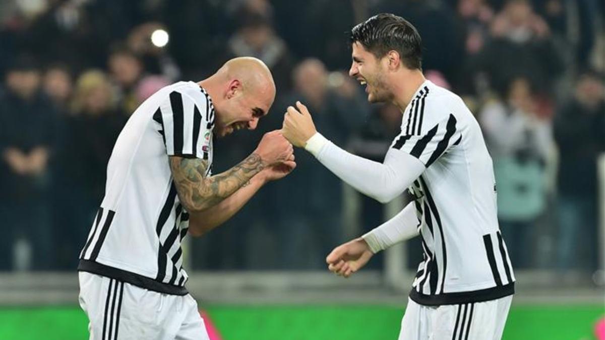 Zaza y Morata, una amistad nacida en la Juventus