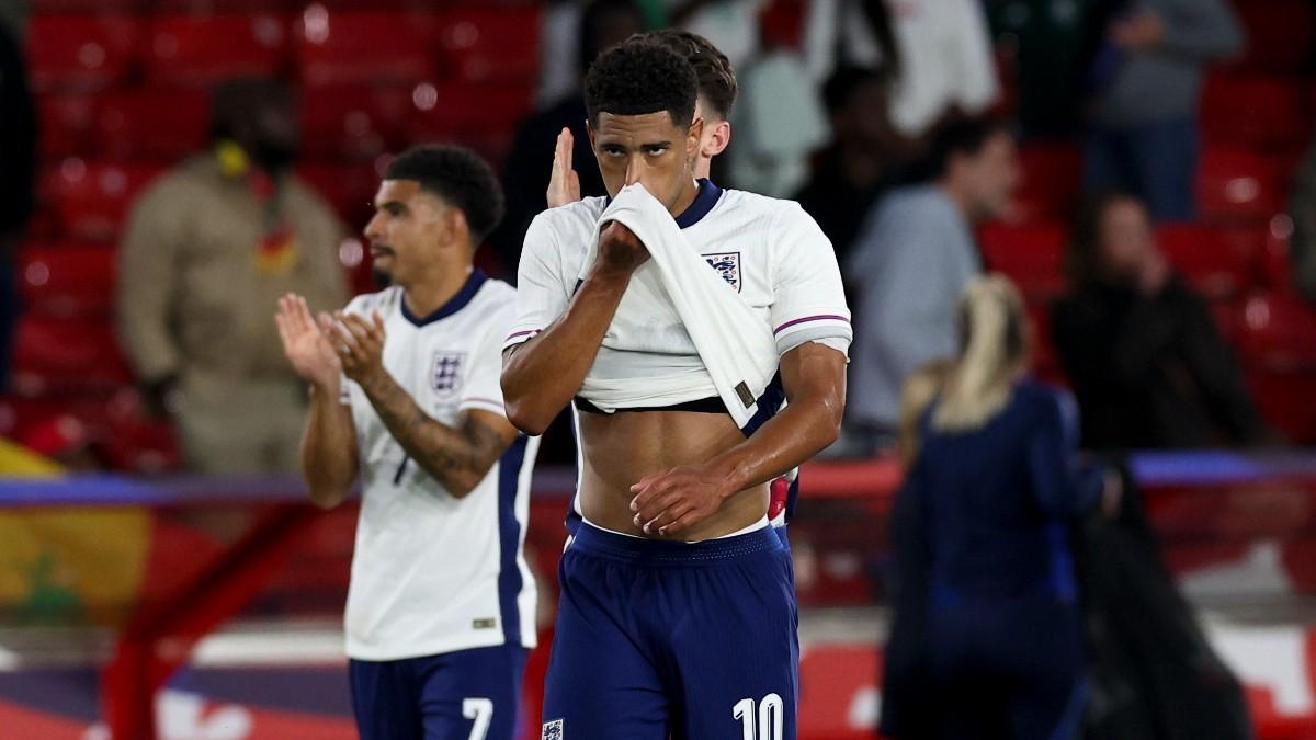 Bellingham en el encuentro ante Senegal