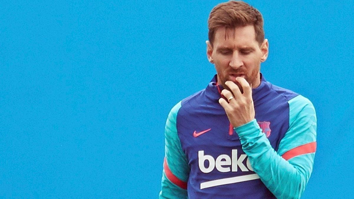 El crac argentí no tornarà a vestir la samarreta del Barça si no hi ha un nou gir de guió | ARXIU/ALEJANDRO GARCIA (EFE)
