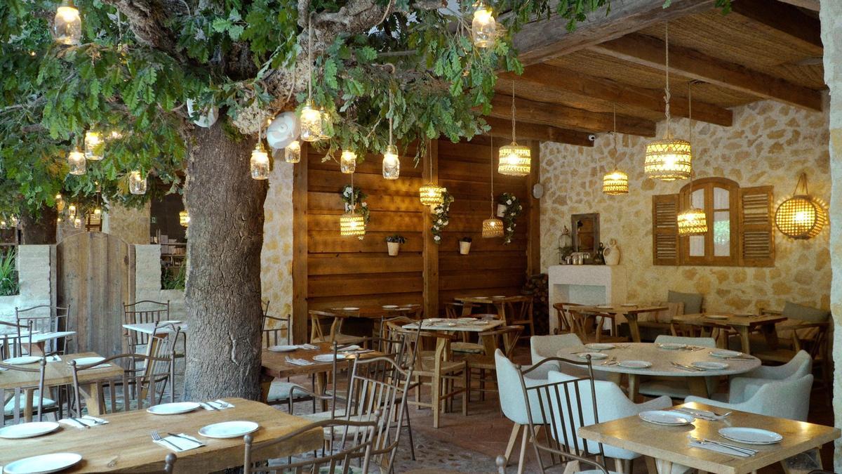 Interiror de uno de los restaurantes de Voltereta.