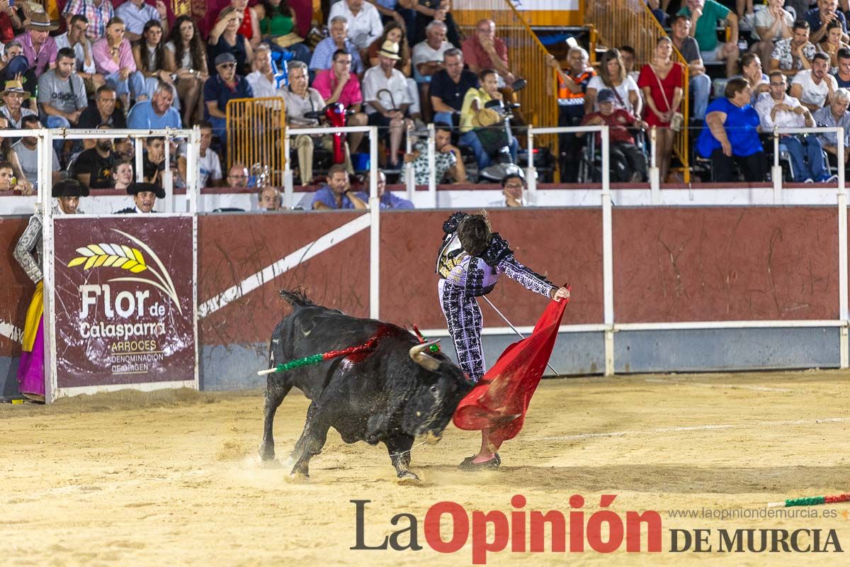 Quinta novillada Feria Taurina del Arroz en Calasparra (Marcos Linares, Diego Bastos y Tristán Barroso)