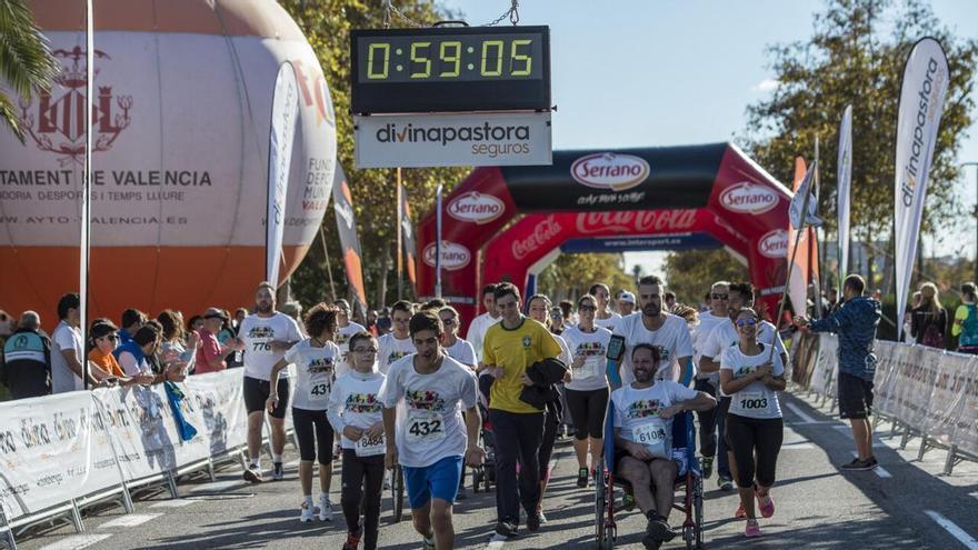 Recorrido y cortes de tráfico en València por la 'VII Volta a Peu per la Discapacitat'