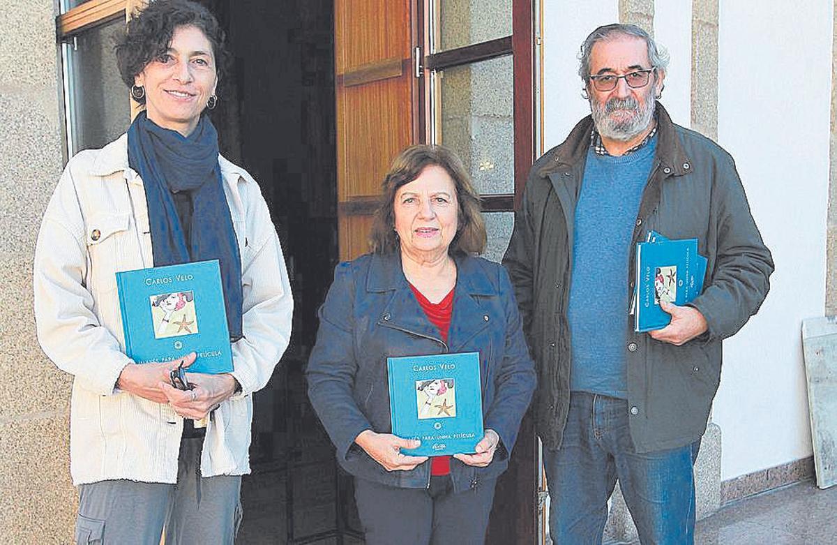 Laura Gardos Velo , Carmen Leyte y Antonio Piñeiro