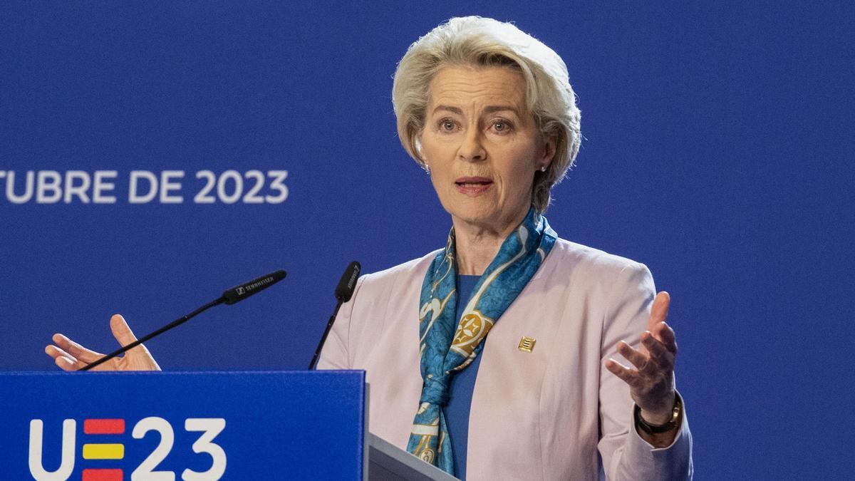 La presidenta de la Comisión Europea, Ursula von der Leyen.