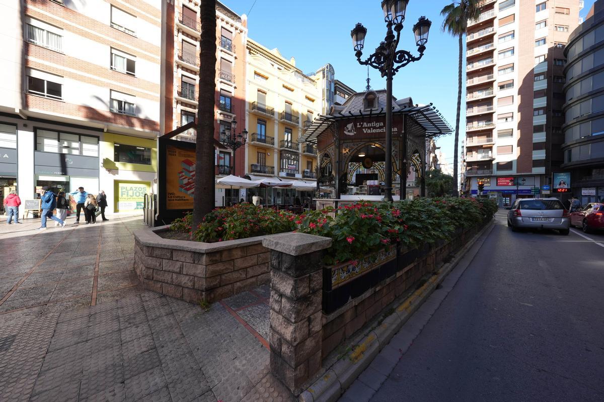 Panorámica de la plaza de la Paz, este jueves.