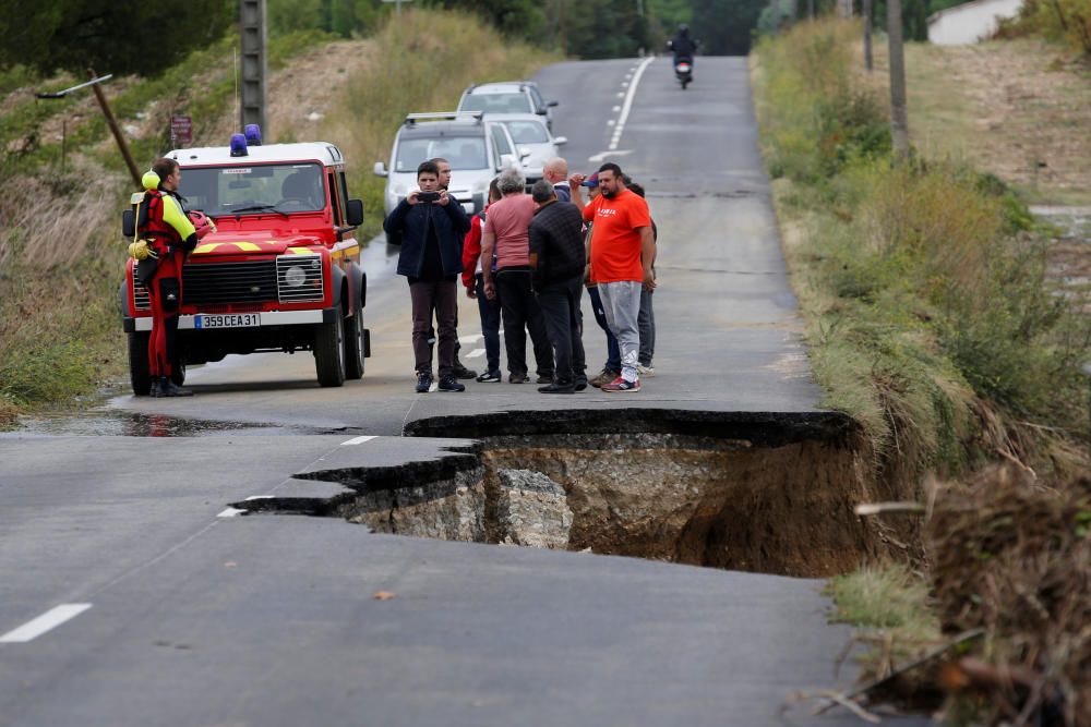 Així ha estat el pas de la tempesta Leslie pel sud de França