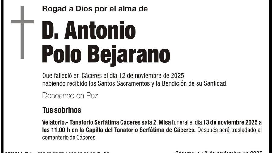 D. Antonio Polo Bejarano