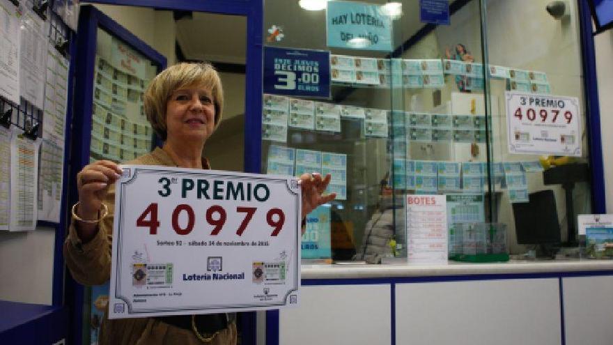 Una administración zamorana da el tercer premio de la Lotería Nacional