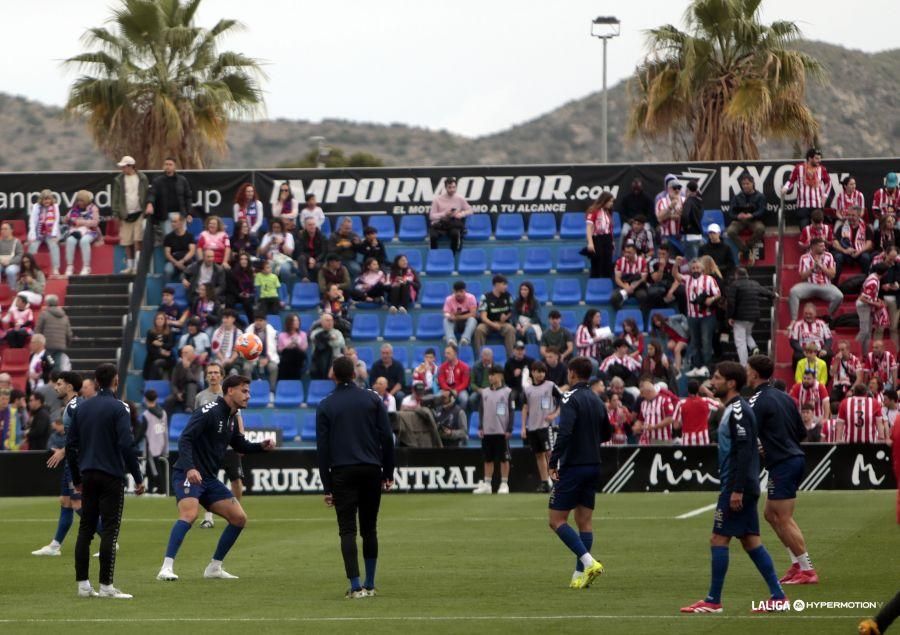 Así fue el partido entre el Sporting y el Eldense
