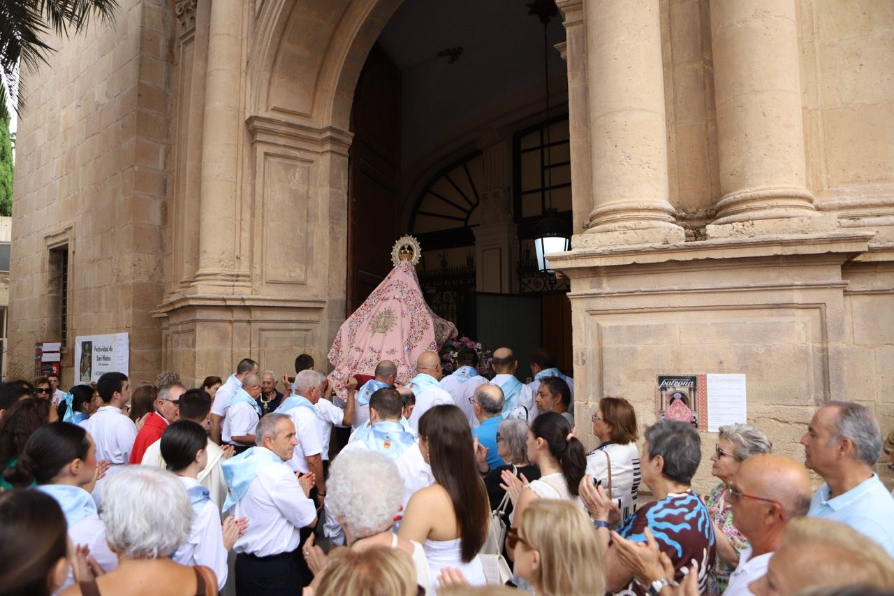 El regreso de la Virgen de las Huertas a Lorca por Feria, en imágenes