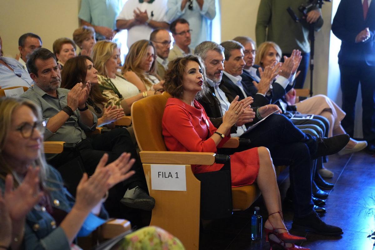 Acto Homenaje a las víctimas sindicalistas de la Guerra y la Dictadura presidido por la vicepresidenta del Gobierno de España María Jesús Montero