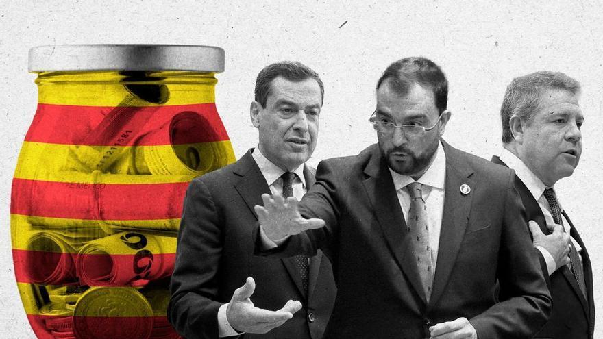 Cascada de rechazos al &quot;cupo&quot; catalán de los presidentes regionales del PP y el PSOE