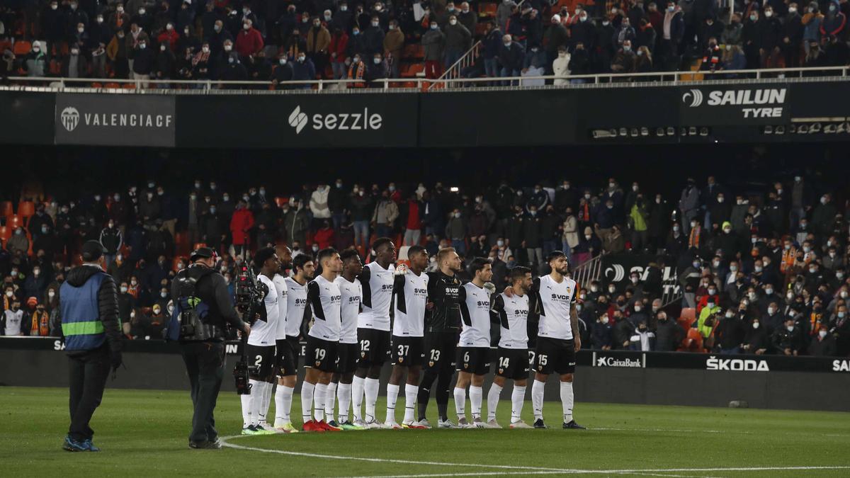 El Valencia CF se medirá al Cádiz por primera vez en Copa estando los dos conjuntos en la máxima categoría.