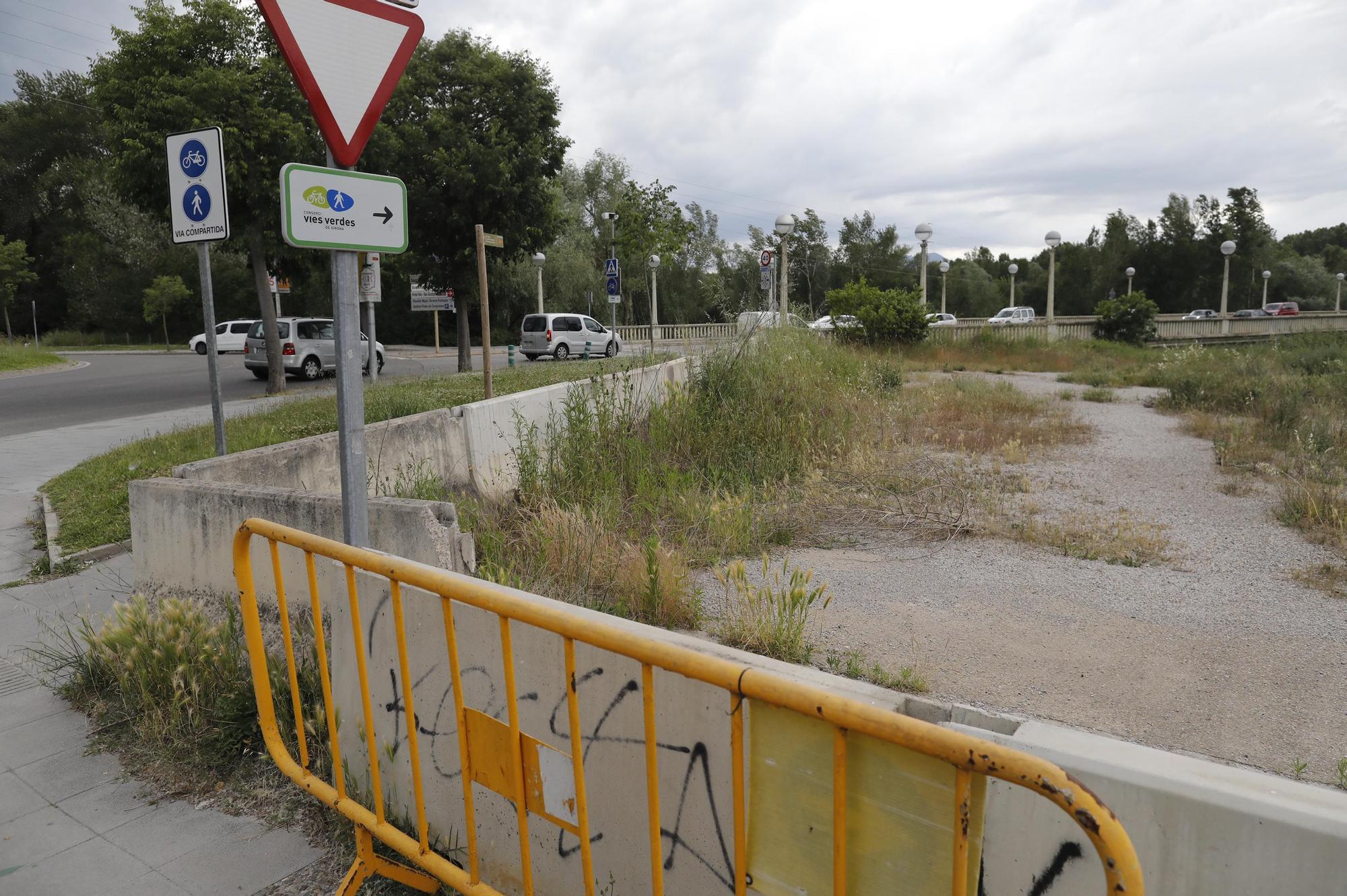 L'aparcament del Triangle del Ter de Girona