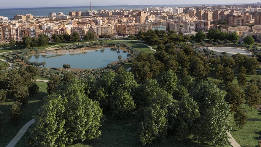 Por un bosque en pleno corazón de Málaga