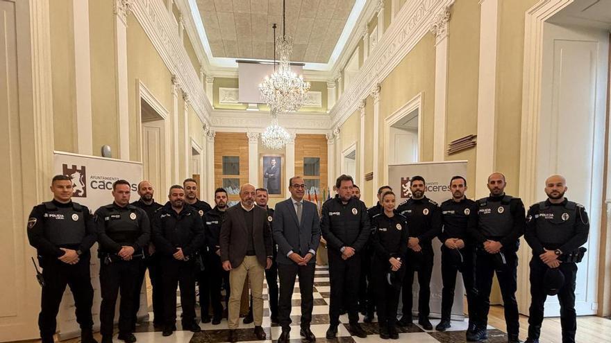 La Policía Local de Cáceres incorpora 14 nuevos agentes y alcanza las 151 plazas cubiertas