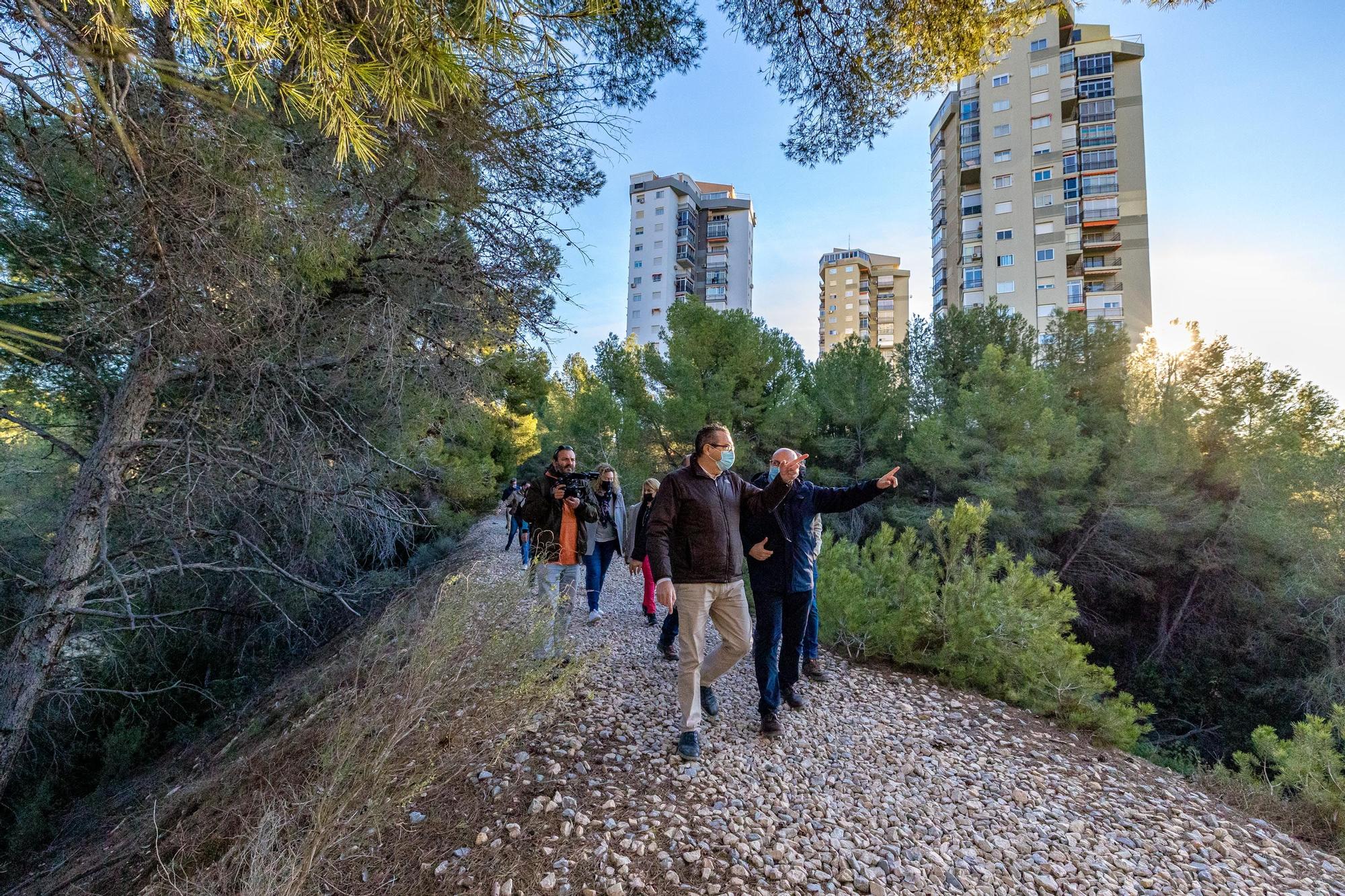 Un "litoral verde" que permita recorrer Benidorm de Levante a Poniente a través de una zona natural