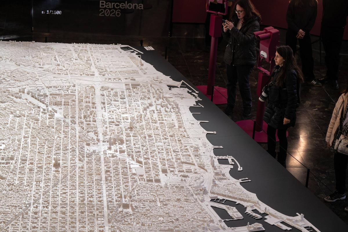Presentación de la nueva maqueta del Pla de Barcelona 2026–2035.