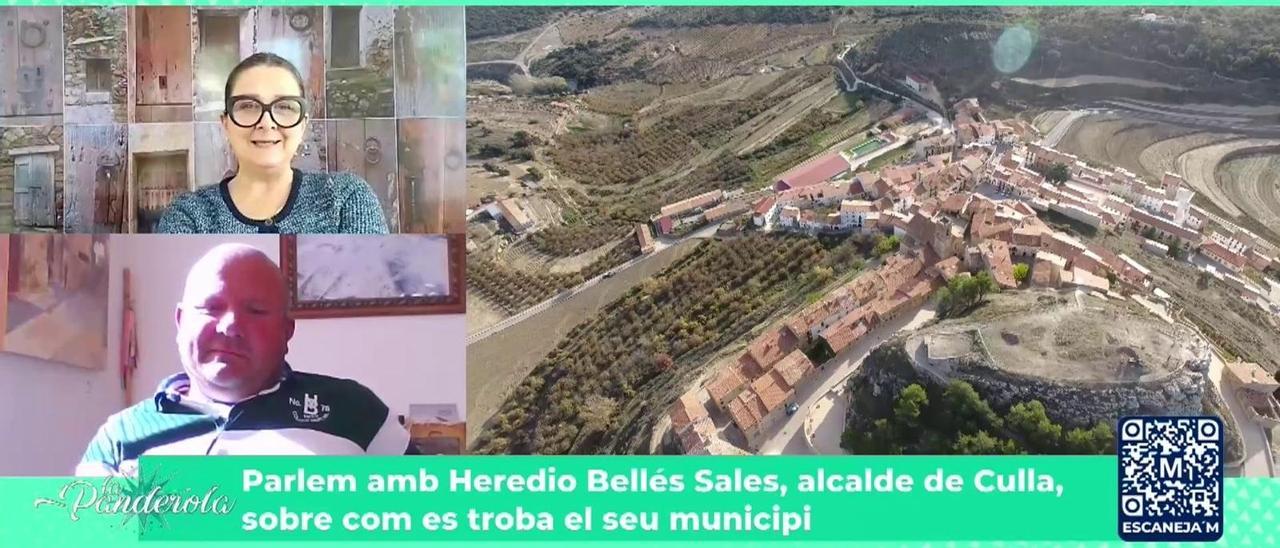 El alcalde de Culla, Heredio Bellés, se pasó esta semana por &#039;La Panderola&#039;.