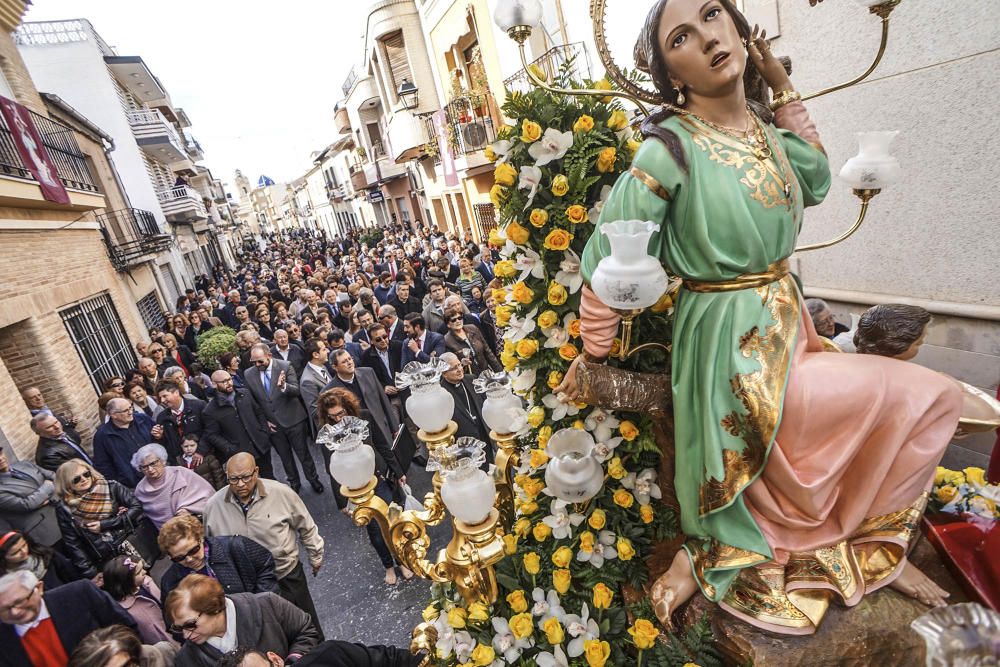 Catral celebra la romería de Santa Águeda y su mer