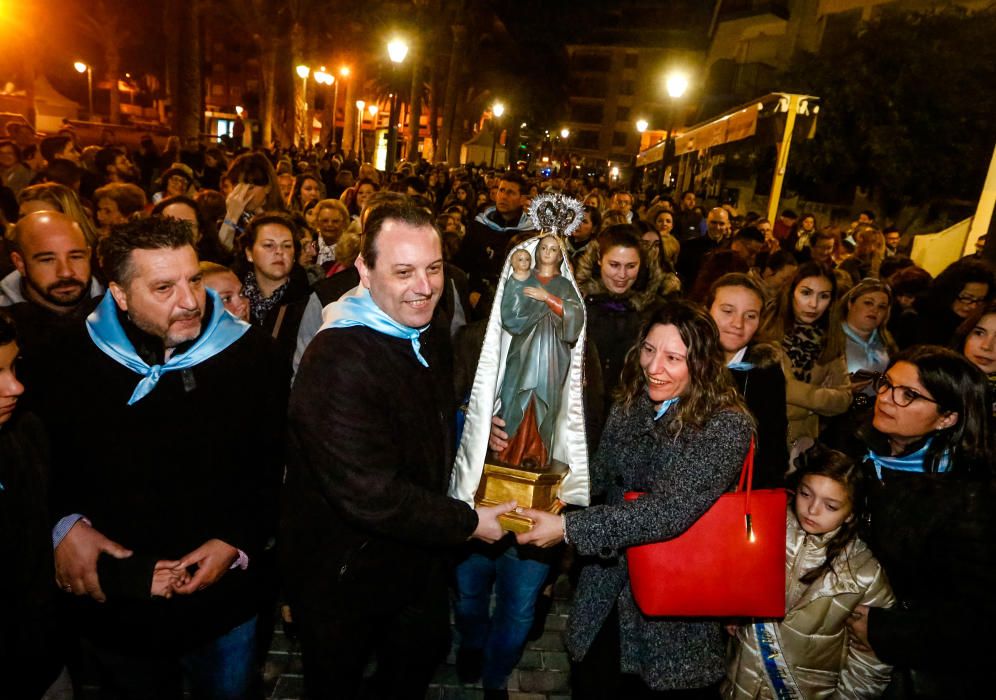 Benidorm celebra la procesión de El Alba de la Virgen del Sufragio