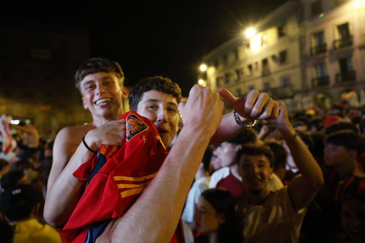 Las celebraciones del Mundial en Avilés, en imágenes