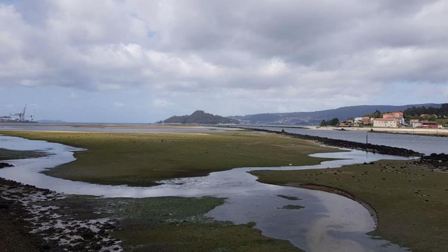 Vista de la Ría de Pontevedra, este mediodía. // M. G. Brea