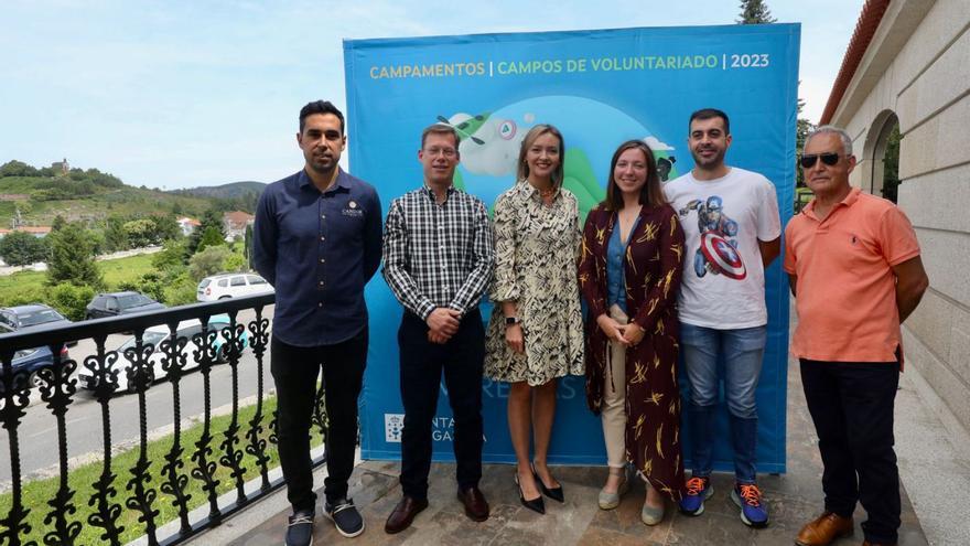 Presentación de los campamentos “Coñece Galicia” en A Lama. |   // FDV