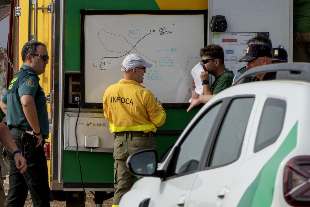 Las impactantes imágenes del incendio de El Cerro de Andévalo