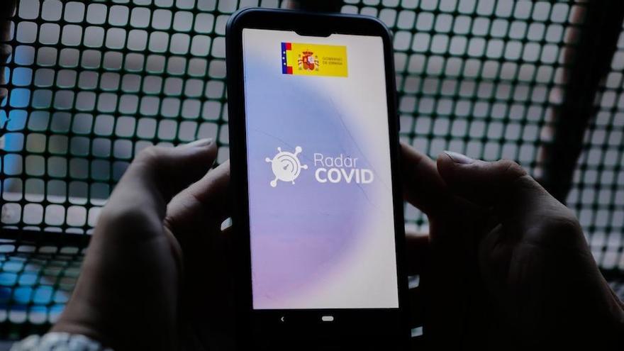 Aplicación Radar-Covid diseñada para ayudar en el rastreo.