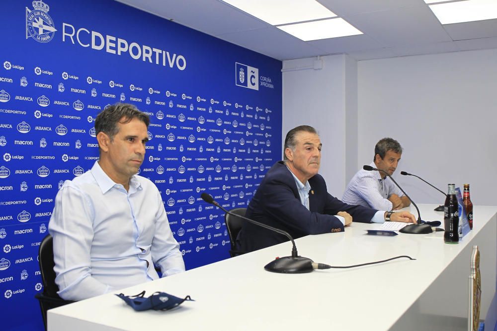 Fran y Valerón regresan al Dépor como director de cantera y entrenador del Fabril, respectivamente.