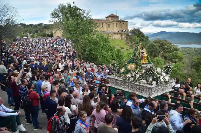 Las imágenes de la romería de la Virgen del Puerto en Plasencia