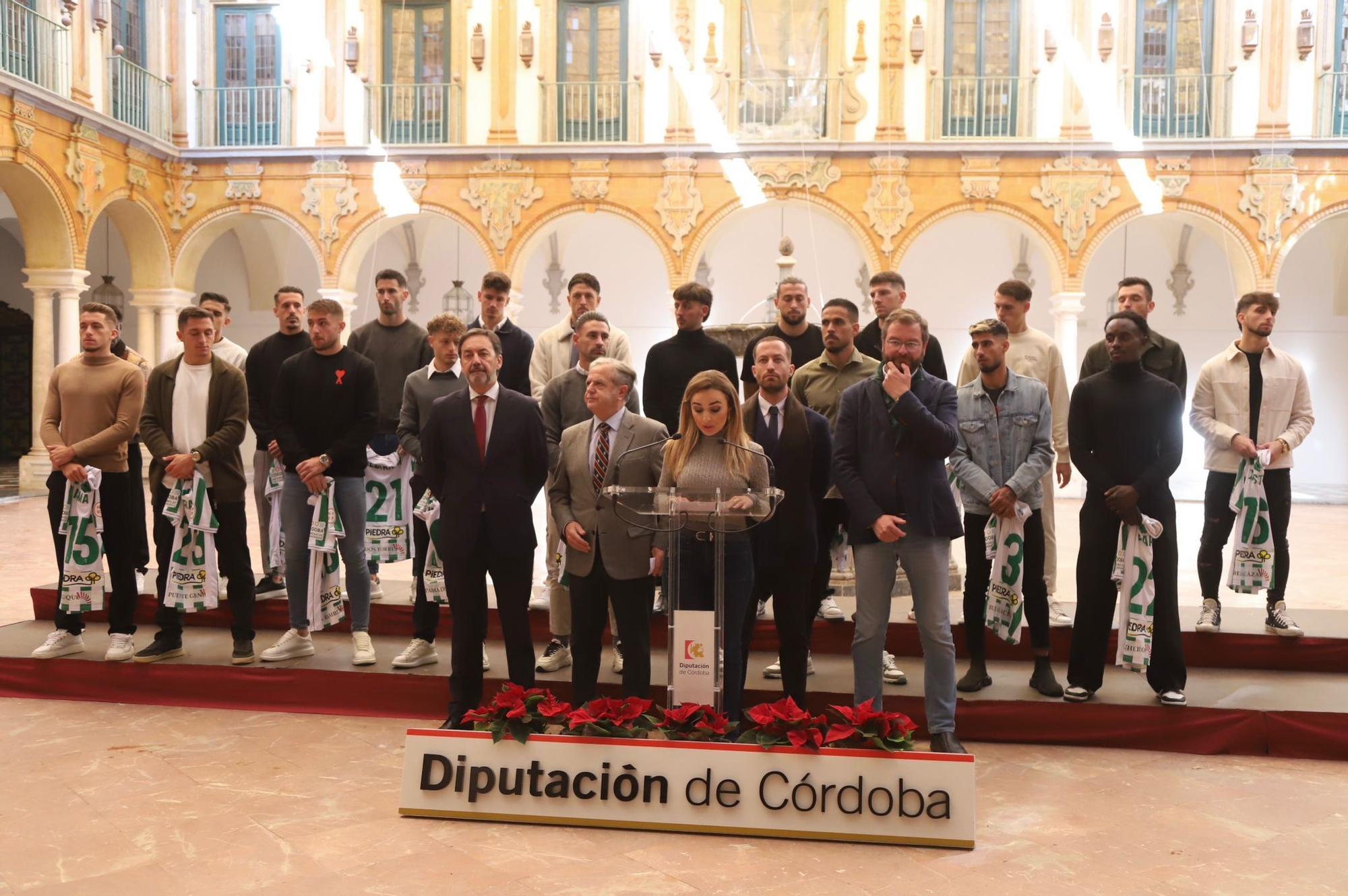 La firma del convenio entre la Diputación y el Córdoba CF, en imágenes