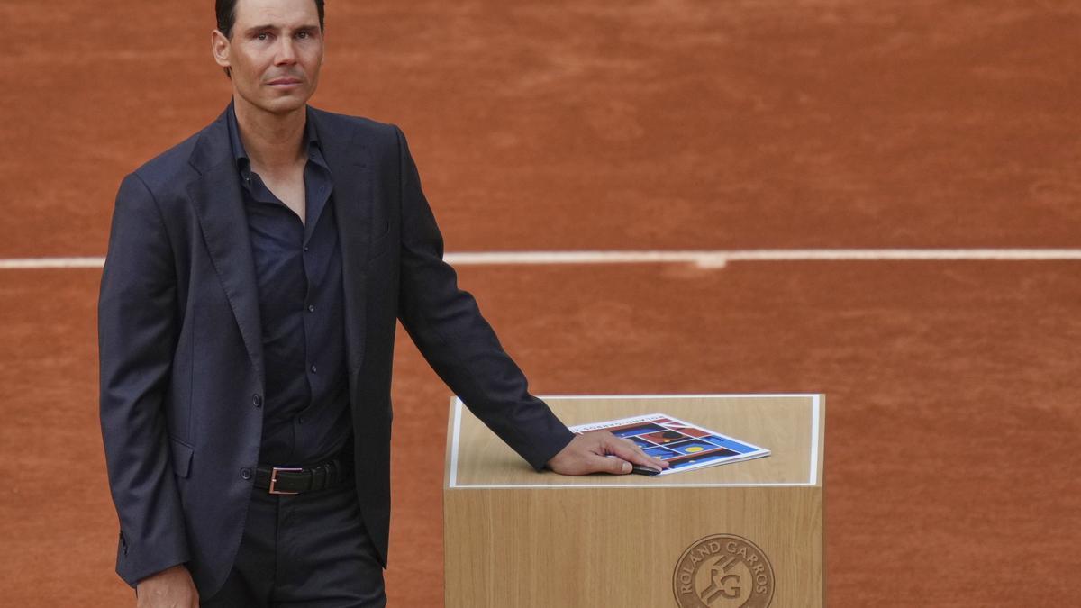 FOTOS | Roland Garros homenajea a Rafa Nadal