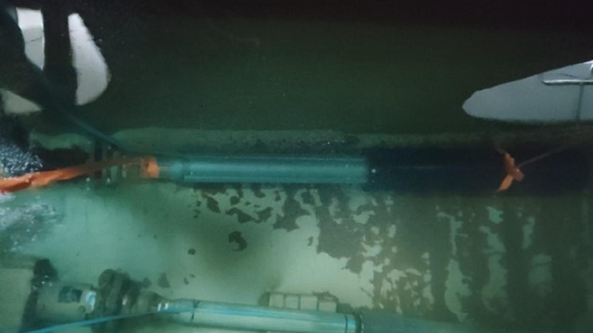 Imagen de la electrobomba sumergible.