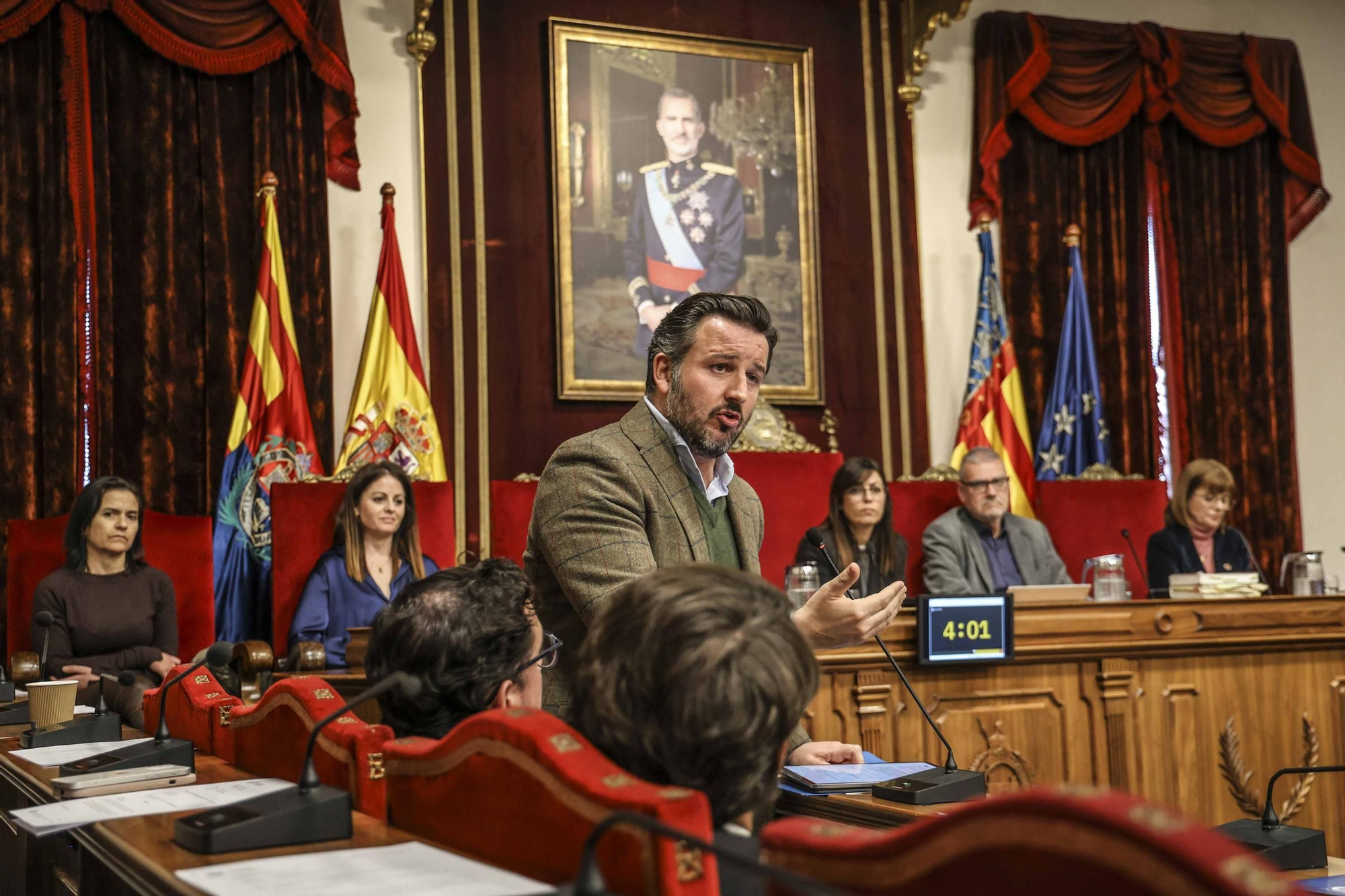 Así ha sido la sesión extraordinaria del Pleno de Elche este lunes 4 de febrero