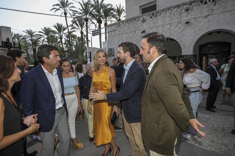 Pablo Casado acude a una celebración familar celebrada en el Huerto del Cura