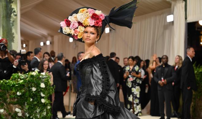 US actress Zendaya arrives for the 2024 Met Gala at the Metropolitan Museum of Art on May 6, 2024, in New York. The Gala raises money for the Metropolitan Museum of Arts Costume Institute. The Galas 2024 theme is “Sleeping Beauties: Reawakening Fashion.” (Photo by Angela WEISS / AFP)